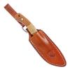 Condor Tool & Knife Mountaineer Trail Hunting Knife - 440C Stainless Steel - Walnut Handle and Hand Crafted Welted Leather Sheath - 4.14 inches Blade - 7.76 ounce (3.5mm Thick) view 2