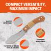 Condor Tool & Knife Mountaineer Trail Hunting Knife - 440C Stainless Steel - Walnut Handle and Hand Crafted Welted Leather Sheath - 4.14 inches Blade - 7.76 ounce (3.5mm Thick) view 4