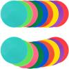 Vhxorrz Spot Markers 18 Pcs 9 Inch 10 Inch Non Slip Rubber Agility Markers for Football, Basketball Training Markers,School Activities, Exercise Drills view 1