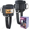 VAIIO Ankle Straps for Cable Machines,Adjustable Comfort fit Neoprene, Reinforce Double D-Ring - Premium Ankle Cuffs to Improve Abdominal Muscles, Lift The Butts, Tone The Legs for Men & Women view 1