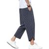 Mens Harem Pants Patchwork Baggy Capri Pants Elastic Waist Japanese Shorts view 3