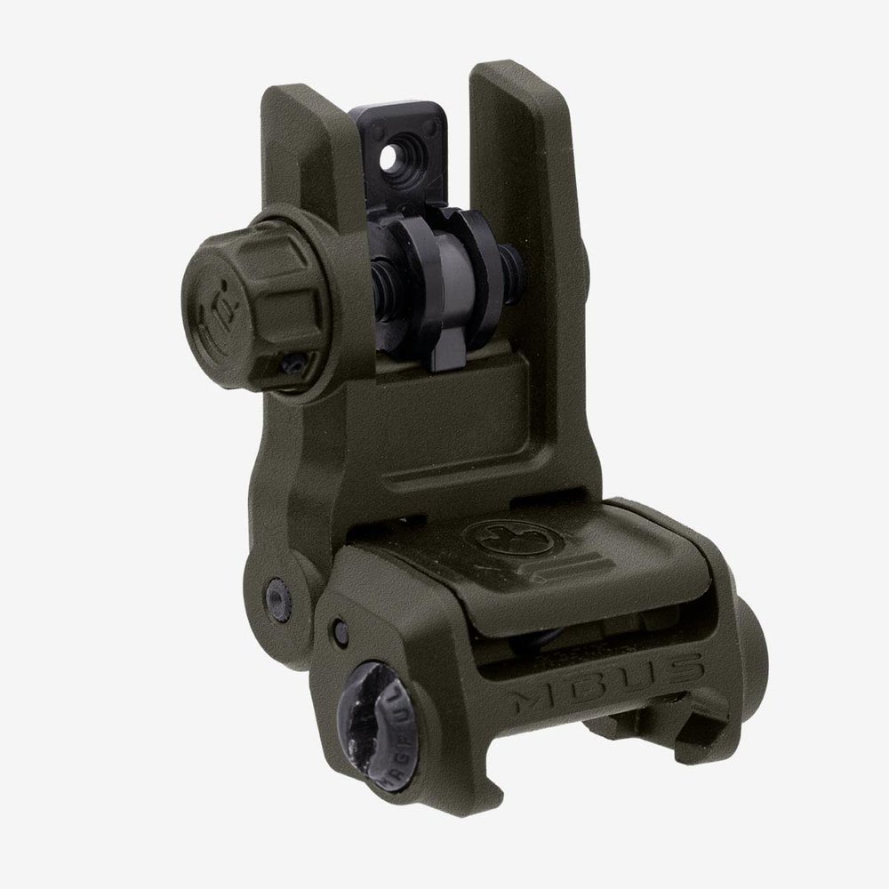 Magpul MBUS 3 Flip-Up Backup Iron Sights, Olive Drab Green, Back Sight