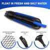 MoiShow Floating Landing Net  Foldable Fishing Net for Freshwater & Saltwater  Lightweight Fly Fishing Net view 3