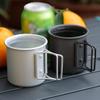 BESPORTBLE Aluminium Alloy Cup Multi-function Folding Water Mug Compact Portable Coffee Cup for Camping view 2