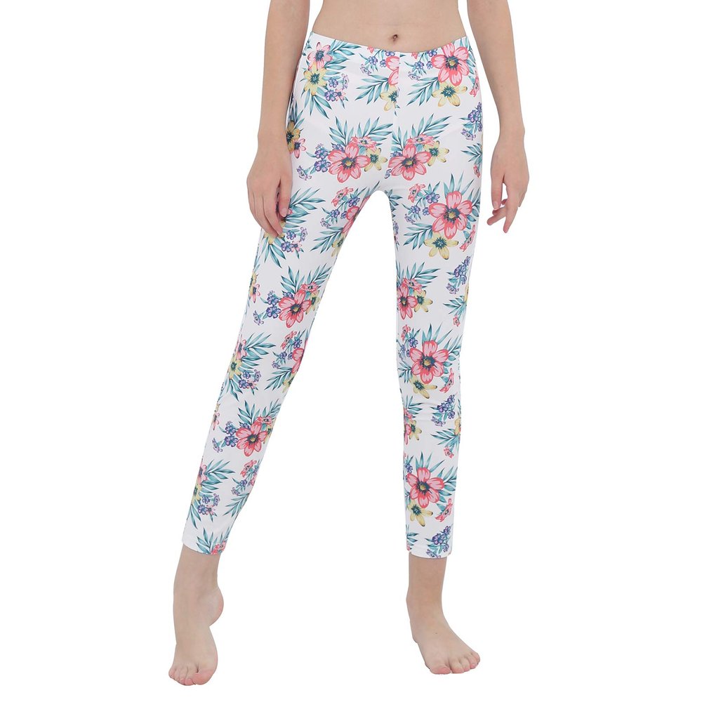 Moggemol Girls Stretchy Love Dance Legging Pants Ballet Dance Tights Gymnastics Performing Pant White 4