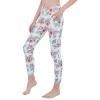 Moggemol Girls Stretchy Love Dance Legging Pants Ballet Dance Tights Gymnastics Performing Pant White 4 view 2