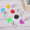6Pcs Table Tennis Keychain, Mini Keyrings with Table Tennis Racket Sports Keyring for Bags Backpack view 3