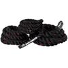 SGT KNOTS Twisted Battle Jump Rope - Weighted Strength Training Jump Rope for Fitness, Crossfit, Battling (2" x 10ft, Black with Red Tracer) view 2