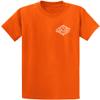 Joe's USA Koloa Surf Diamond Thruster Surfboards Heavyweight Cotton Tee -3XL-Orange view 2