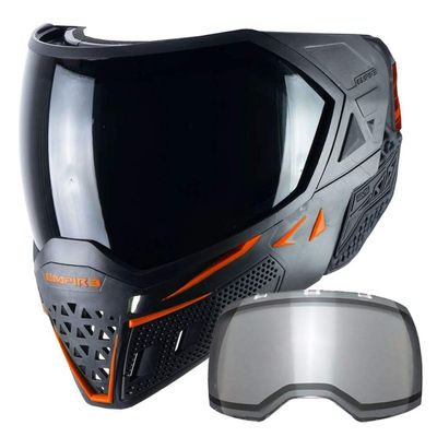 EMPIRE EVS Goggle Black/Orange - Thermal Ninja/Thermal Clear (21728)