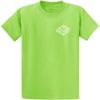Joe's USA Koloa Surf Diamond Thruster Surfboards Heavy Cotton Tee - Tall - X-Large Tall, Lime view 2