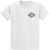 Joe's USA Koloa Surf Diamond Thruster Surfboards Heavy Cotton Tee -2XL, Tall-White view 2