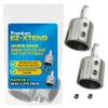 EZ-Xtend Bimini Top Eye End Top Cap Fitting Marine 316 SS 2PC. HD Double Set Screws for Securing Bimini Top Frame. Double Holding Power for Optimal Safety. 7/8" or 1" Sizes. (1" Eye Ends (2 PC)) view 1