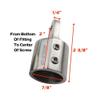 EZ-Xtend Bimini Top Eye End Top Cap Fitting Marine 316 SS 2PC. HD Double Set Screws for Securing Bimini Top Frame. Double Holding Power for Optimal Safety. 7/8" or 1" Sizes. (1" Eye Ends (2 PC)) view 4