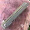 TACTICAL GEARZ Pocket Folding Knife for EDC, G10 Handle, D2 Steel Tanto Blade, Includes Sheath (NyxST Green) view 4