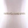 WEZTEZ Crystal Bridal Belt Sash Handmade Wedding Sash with Rhinestones Pearl Belt for Wedding Dress Gown (Gold-blush) view 4