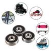 10Pcs x 608 RS ABEC 9 High-Carbon Chromium Bearing Steel Ball Skateboard Bearing 8mm x 22 mm x 7mm for Skateboards, Longboards, Inline Skates, Roller Skates, Spinners, Double Shielded view 4
