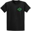 Joe's USA Koloa Surf Diamond Thruster Surfboards Heavy Cotton Tee -XL,Tall-Black view 2