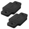 Gun Magnets Mount for Vehicle 46 lbs Rated. Tactical Magnetic Holder for Car, Truck, Home, Under Desk, Wall, Safe. Rubber Coated & Universal Accessories to Hide Handguns in House (2 Pack) view 1