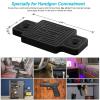 Gun Magnets Mount for Vehicle 46 lbs Rated. Tactical Magnetic Holder for Car, Truck, Home, Under Desk, Wall, Safe. Rubber Coated & Universal Accessories to Hide Handguns in House (2 Pack) view 4