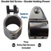 EZ-Xtend Bimini Top Jaw Slide Marine 316 Stainless Steel 2PC - HD Double Set Screws for Securing Bimini Top Frame. Double Holding Power for Optimal Safety. 7/8" or 1" Sizes. (7/8" Jaw Slides (2 PC)) view 3