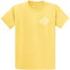 Joe's USA Koloa Surf Diamond Thruster Surfboards Heavy Cotton T-Shirt, X-Large Tall, Yellow - White Logo view 2