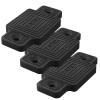 Magnetic Gun Mount for Vehicle 46 lbs Rated. Tactical Pistol Magnet Holder for Car, Truck, Home, Under Desk, Wall, Safe. Rubber Coated & Universal Accessories to Hide Handguns in House (3 Pack) view 1