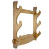 CXM WLONG 'ART Real Wood Wall Mount Sword Katana Wood Made Bracket Samurai Sword Stand Hanger Support Holder3 Story view 1