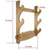 CXM WLONG 'ART Real Wood Wall Mount Sword Katana Wood Made Bracket Samurai Sword Stand Hanger Support Holder3 Story view 2