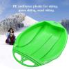 Snow Sleds for Kids and Adults, Owill Beetle Shaped Snow Sledge, Ski Pad Portable Anti-Skid Snow Sled Board with Handles, Outdoor Skiing Board Snow Grass Sand Board for Kids Adults (Green) view 2