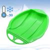 Snow Sleds for Kids and Adults, Owill Beetle Shaped Snow Sledge, Ski Pad Portable Anti-Skid Snow Sled Board with Handles, Outdoor Skiing Board Snow Grass Sand Board for Kids Adults (Green) view 4