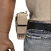 New Barsony Desert Sand OWB Holster w/Magazine Pouch (Walther CCP, Left) view 4