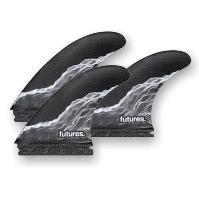Future Fins R4 Vapor Core Thruster Fins Carbon-White S