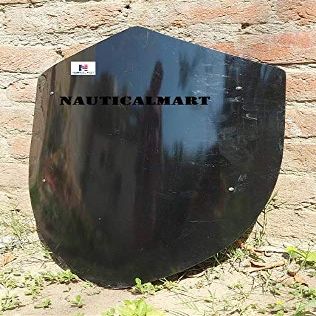 Four Point Shield Blank - 16 Gauge Steel Battle Ready - Natural - One Size