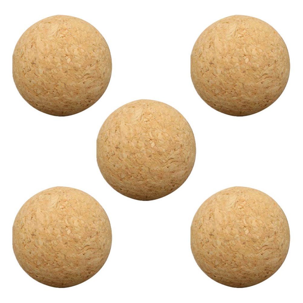 BESPORTBLE 5pcs Foosball Balls Replacement, Table Football Cork Balls Natural Foosball for Table Soccer Replacement Soccer Accessory