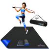 Sensu Large Exercise Mat  7' x 5' x 8.5mm Extra Thick  Durable and Shoe-Friendly Workout Mat for Home Gym  Non-Slip Fitness Mat for Strength Training, Stretching, Cardio, and Balance Exercises view 1