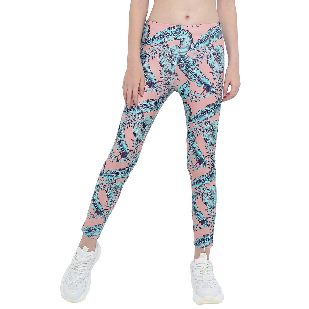 Moggemol Girls Stretchy Love Dance Legging Pants Ballet Dance Tights Gymnastics Performing Pant Orange 4