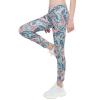 Moggemol Girls Stretchy Love Dance Legging Pants Ballet Dance Tights Gymnastics Performing Pant Orange 4 view 2