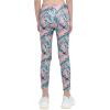Moggemol Girls Stretchy Love Dance Legging Pants Ballet Dance Tights Gymnastics Performing Pant Orange 4 view 4