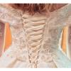 QRBTSCL Women's Wedding Dress Zipper Replacement Adjustable Fit Satin Corset Back Kit Lace up for Prom Dress Dusty Rose 14 Inches view 4