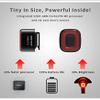 Bike Smart Tail Light Breaking Sensing Red Rear Bicycle Light Auto On/Off Taillight cubeliteII USB Rechargeable Waterproof view 3