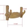 CXM WLONG 'ART Real Wood Wall Mount Sword Katana Wood Made Bracket Samurai Sword Stand Hanger Support Holder1 Story view 2