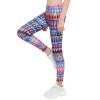 Moggemol Girls Stretchy Love Dance Legging Pants Ballet Dance Tights Gymnastics Performing Pant Colorful 4 view 2