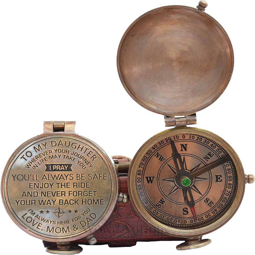 Compass Personalized Working Compass Engraved Compass Customized Compass Groomsmen Gift dad Gift