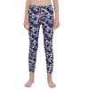 Moggemol Girls Stretchy Love Dance Legging Pants Ballet Dance Tights Gymnastics Performing Pant Diamond Colorful 4 view 3