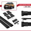 accessorypart Compatible with Dacia Sandero Stepway 3 2021-2026 Fly Model Car Roof Rack Cross Bar Black Aluminium 2 Bars view 4