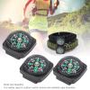 Mini Compass, 25Pcs Black Survival Compass for Camping Hiking Boating Touring Outdoor Activities Accessory, Portable Pocket Compass for Bracelet Umbrella Rope Watch Band Key Chain view 3