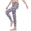 Moggemol Girls Stretchy Love Dance Legging Pants Ballet Dance Tights Gymnastics Performing Pant Rose Pink 4 view 2
