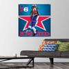 Trends International NBA Philadelphia 76ers - Joel Embiid 20 Wall Poster with Push Pins view 2