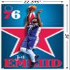 Trends International NBA Philadelphia 76ers - Joel Embiid 20 Wall Poster with Push Pins view 3